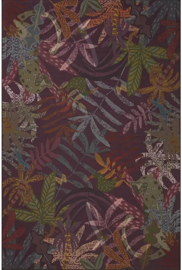 Pisolino PSO05 Merlot/Multi 7'9" x 9'9" Rug