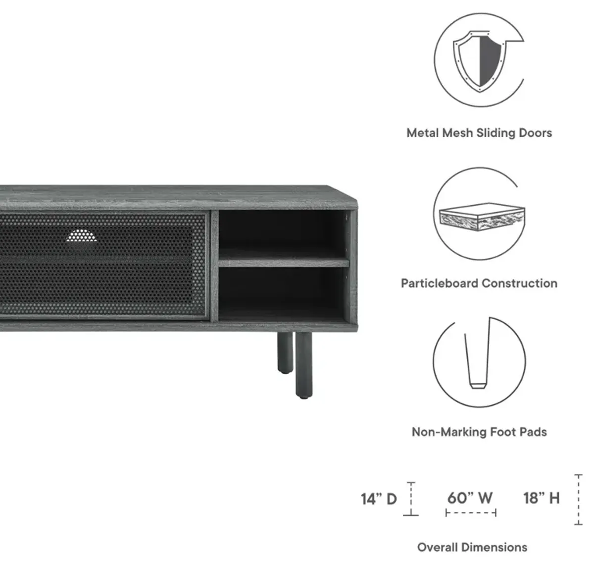 Kurtis 60" TV Stand