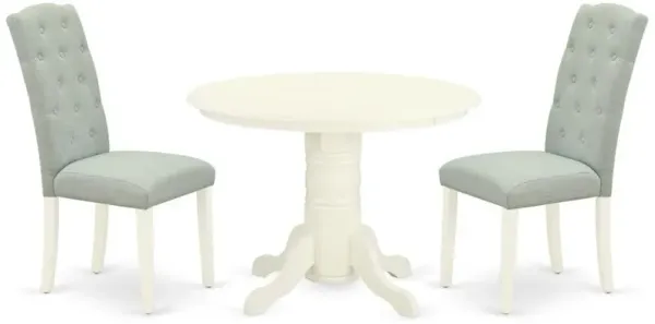 Dining Room Set Linen White