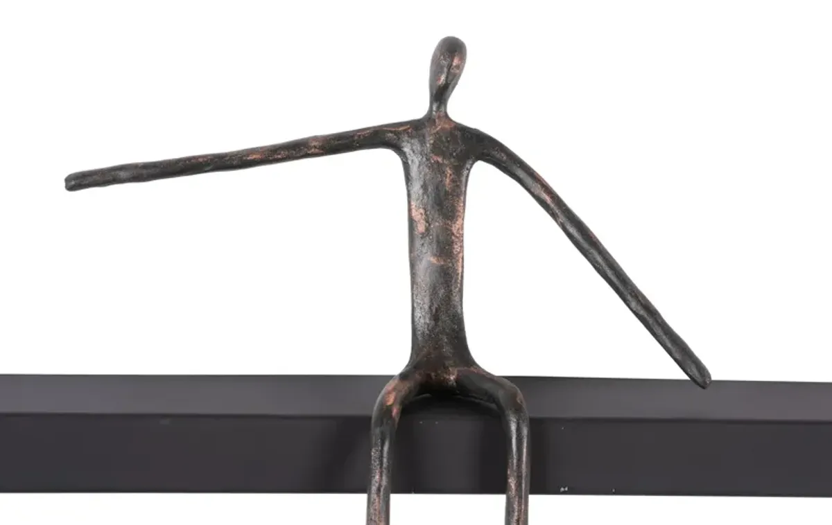 Moveable Man on Shelf, Sitting C