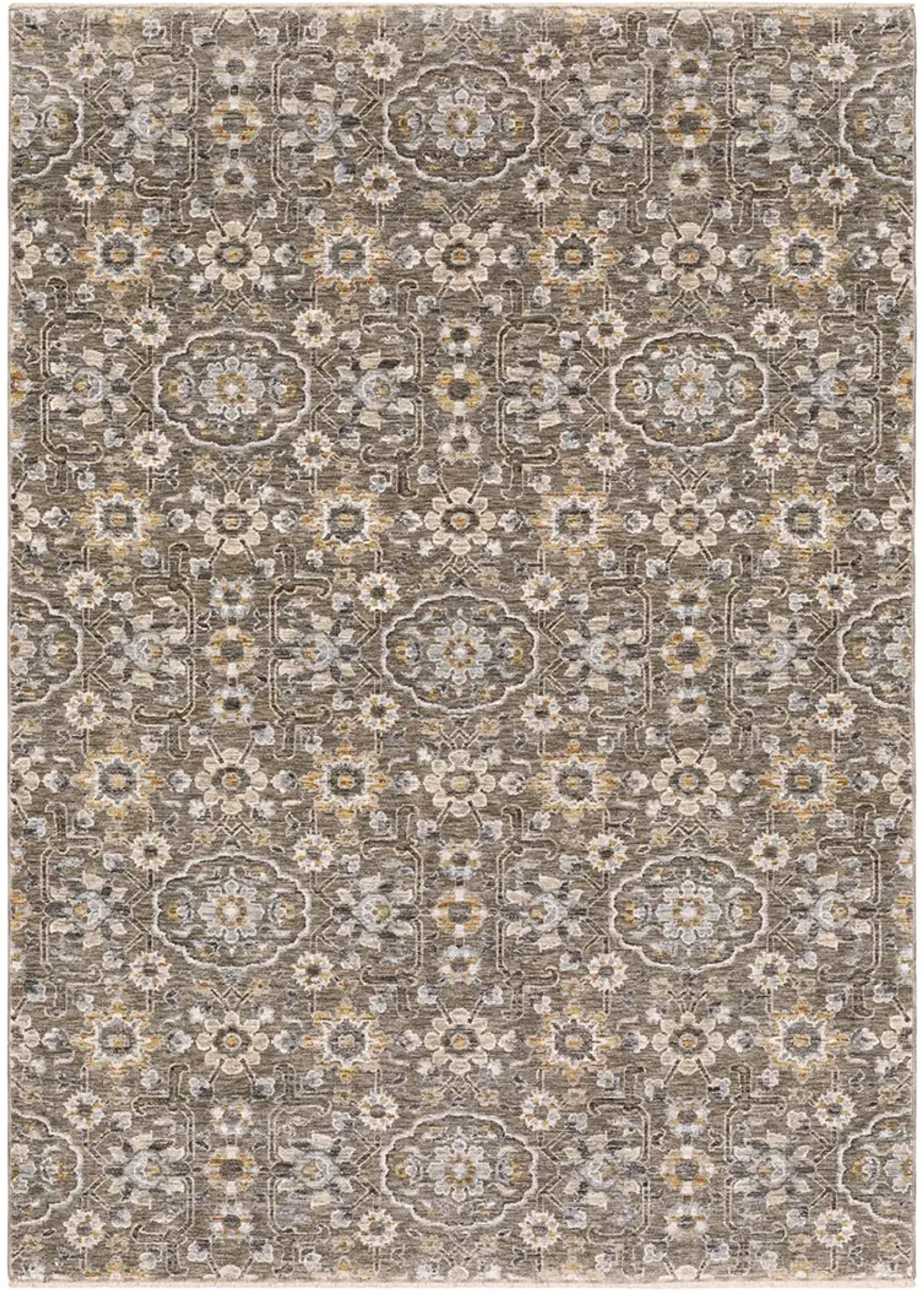 Maharaja 2' x 3' Grey Rug