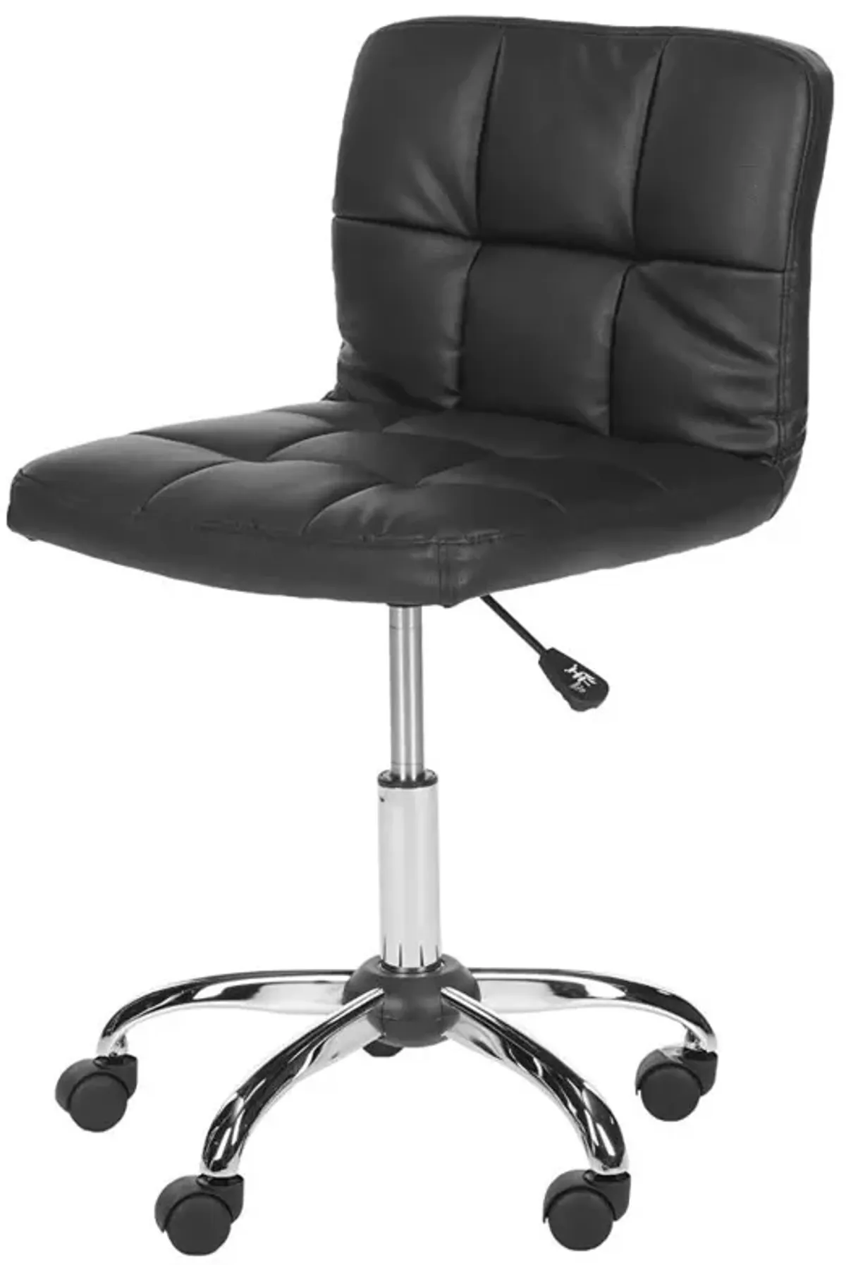 Modern Black Faux Leather Cushion Home Office Desk Chair