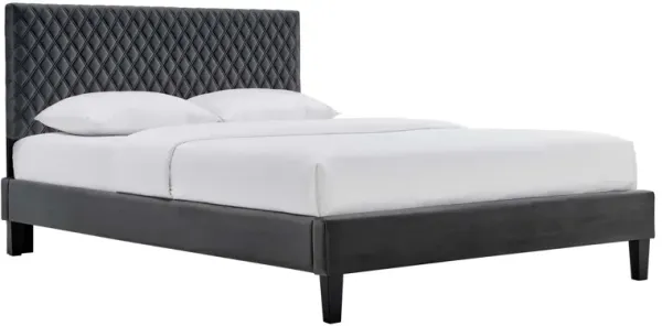 Modway - Garcelle Performance Velvet Queen Platform Bed