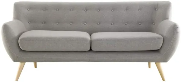 Exquisite Remark Sofa: Luxurious, Stylish, and Comfortable. Mid-Century Modern Design with Natural Wood Legs. Perfect for Living Rooms and Lounges.