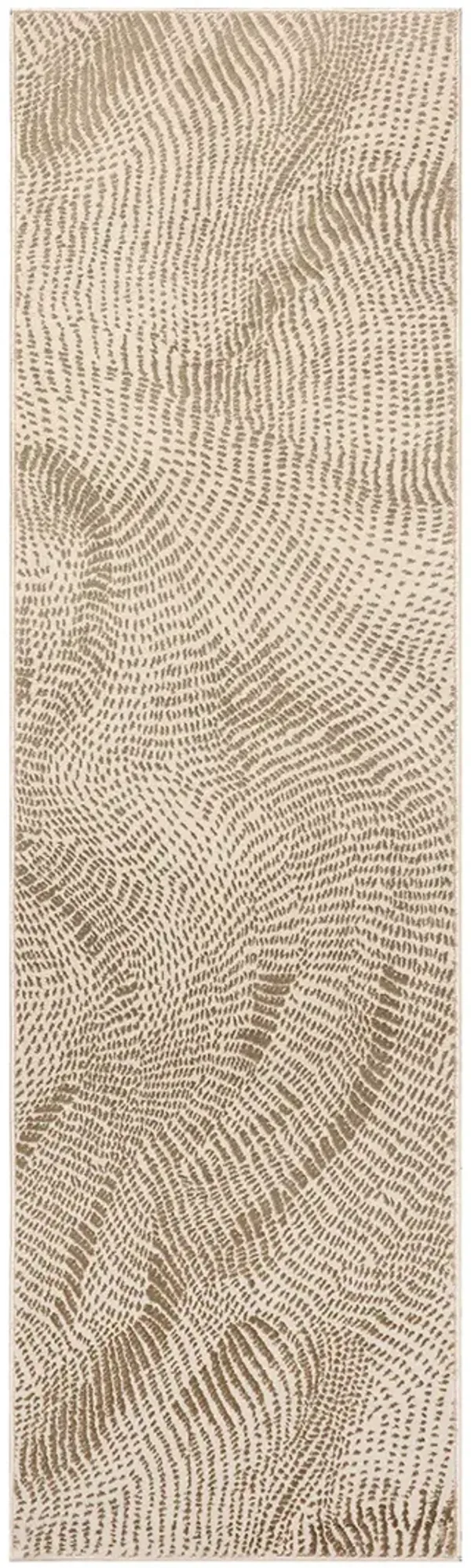 Central Park West CEP01 Beige/Brown 2' x 6' Rug