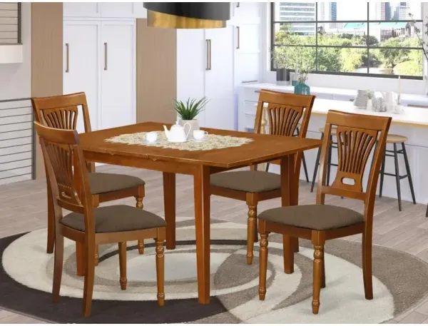 5 Pc small Kitchen Table set-small Dining Tables and 4 Kitchen Chairs