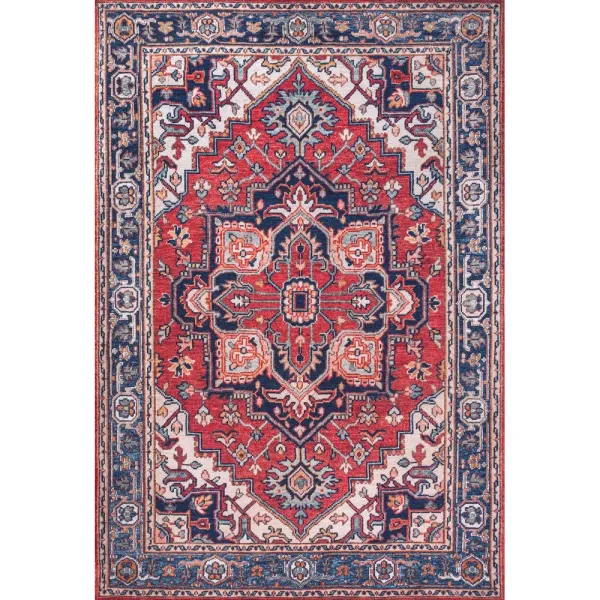 Cirali Ornate Large Medallion Machine-Washable Area Rug