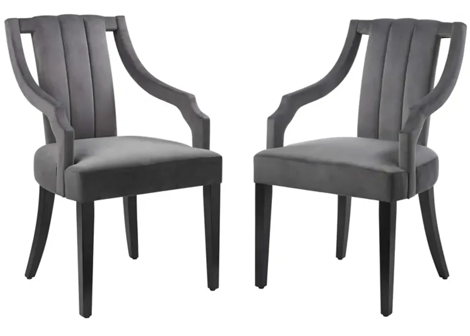 Virtue Performance Velvet Dining Chairs - Set of 2