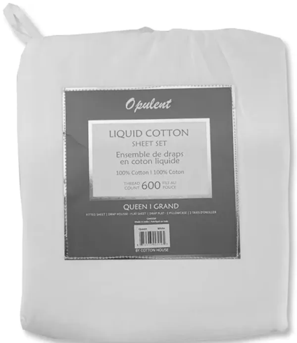 Cotton House - Liquid Cotton Sheet Set, 600 Thread Count.