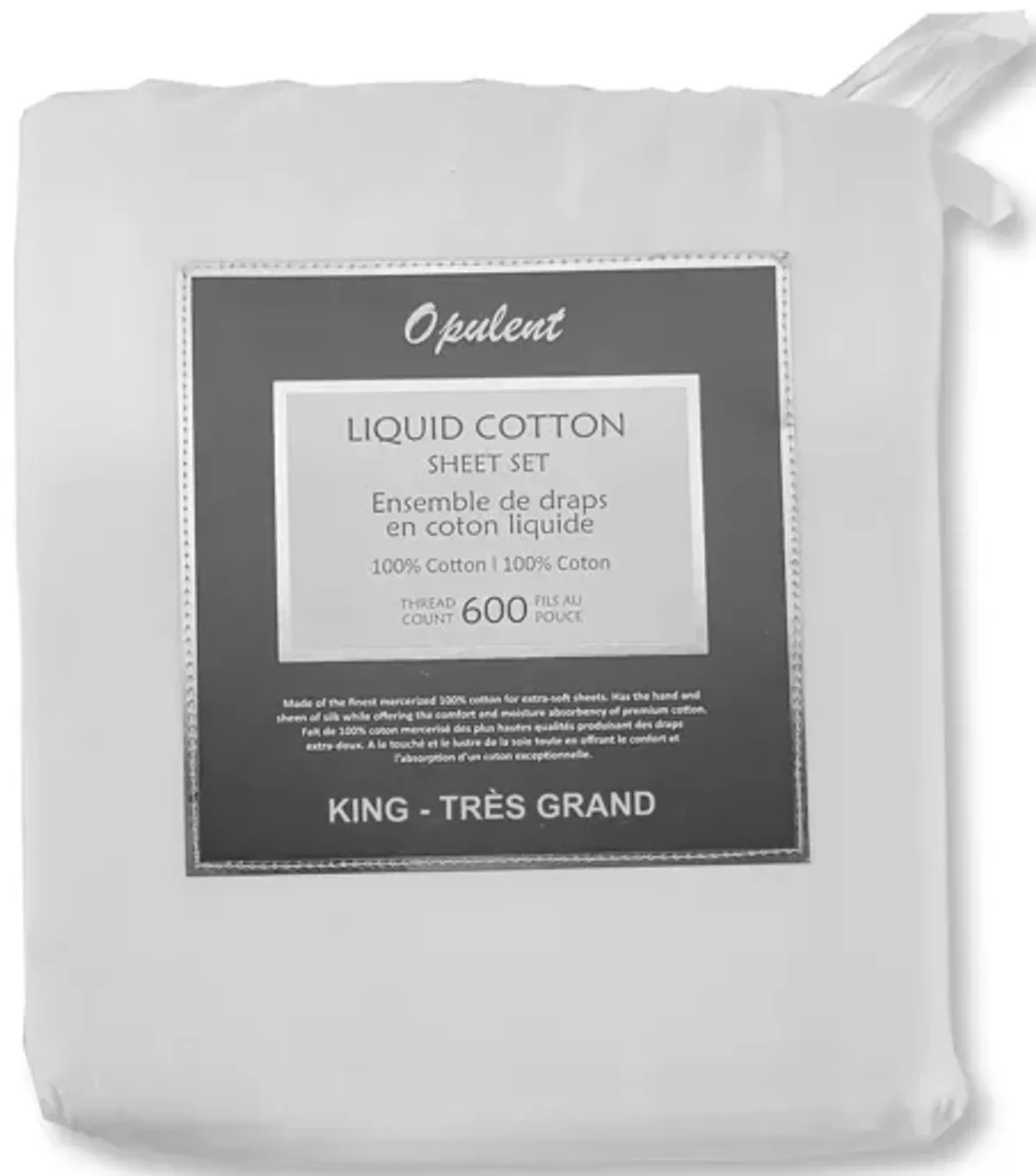 Cotton House - Liquid Cotton Sheet Set, 600 Thread Count.