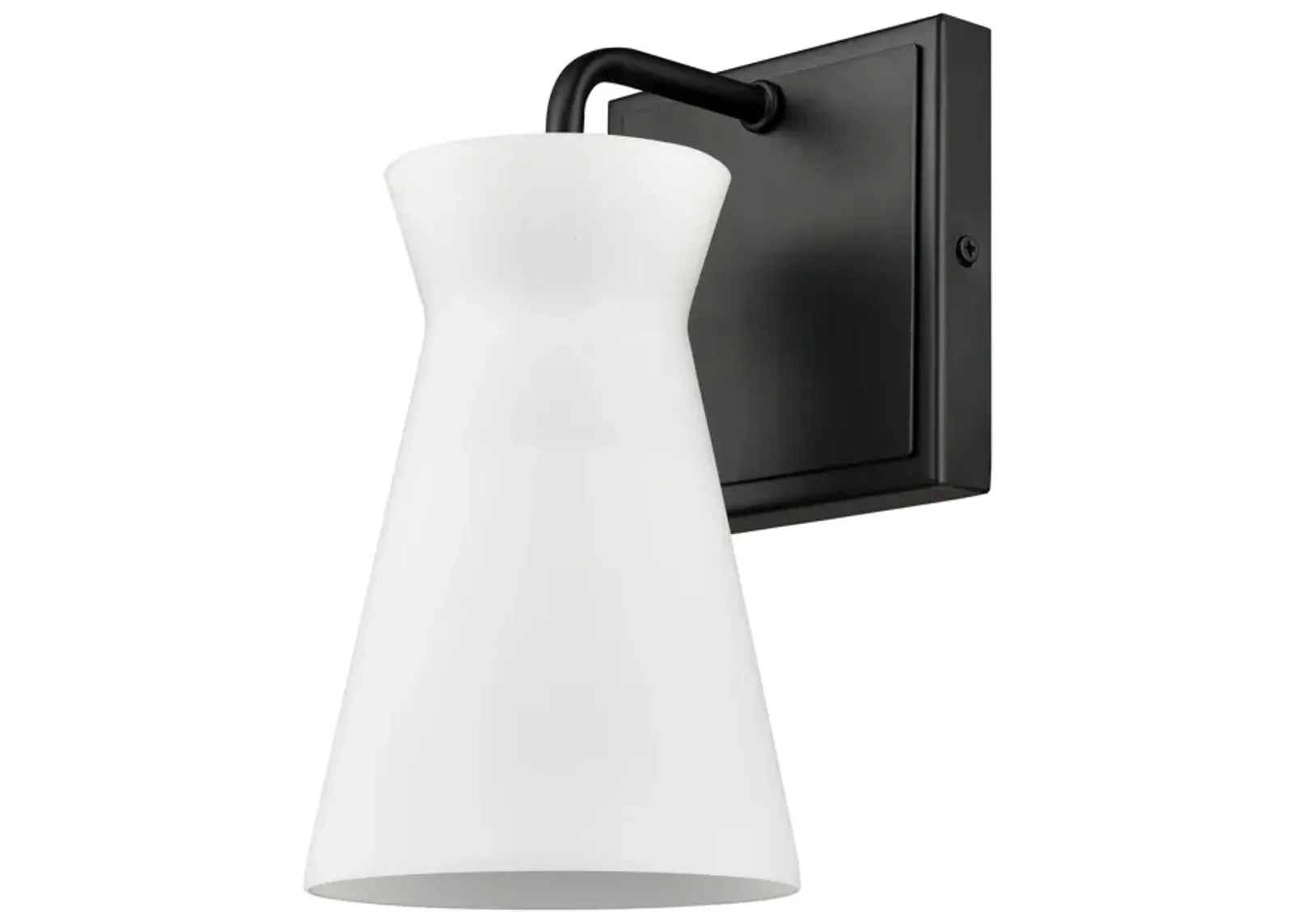 Brookville 9'' High 1-Light Black Sconce