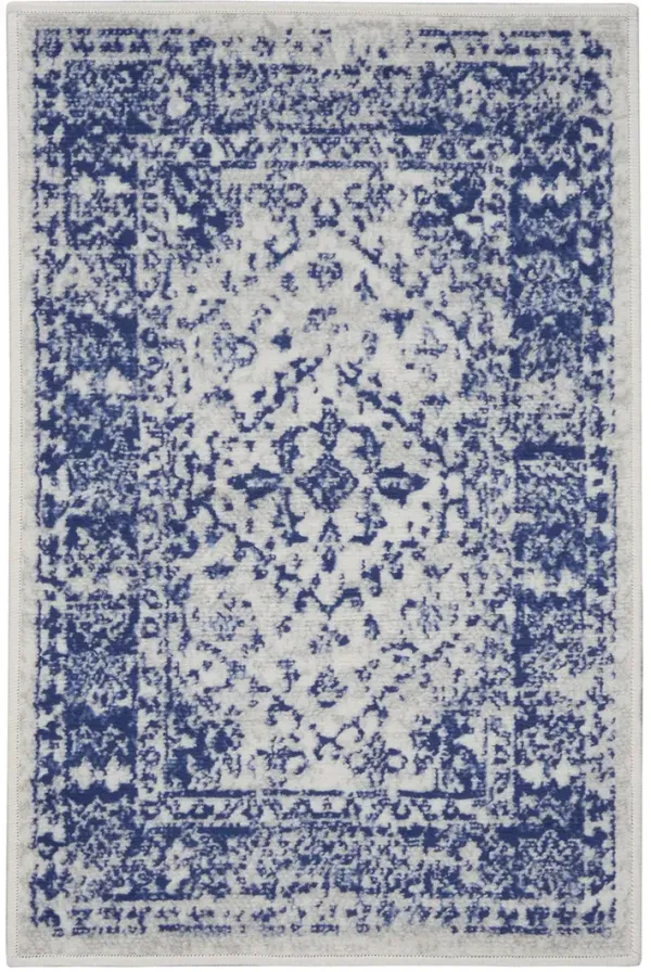 Whimsicle WHS15 Ivory/Navy 2' x 3' Rug