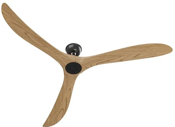 FUFU&GAGA 72-Inch Indoor Ceiling Fan with Light, Natural Paulownia Wood Blades, 40W DC Motor, 6 Speeds, 1/4/8H Timer (US Standard)