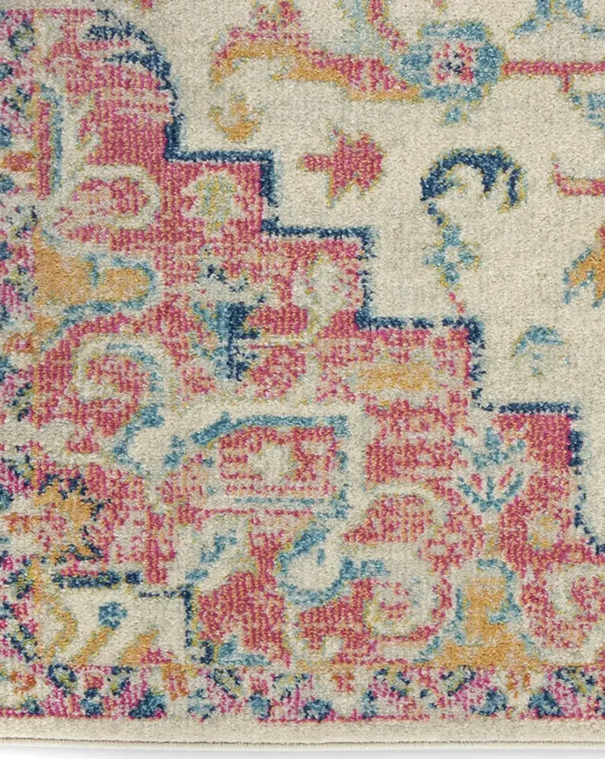 Passion PSN25 Ivory/Pink 2'2" x 10' Rug