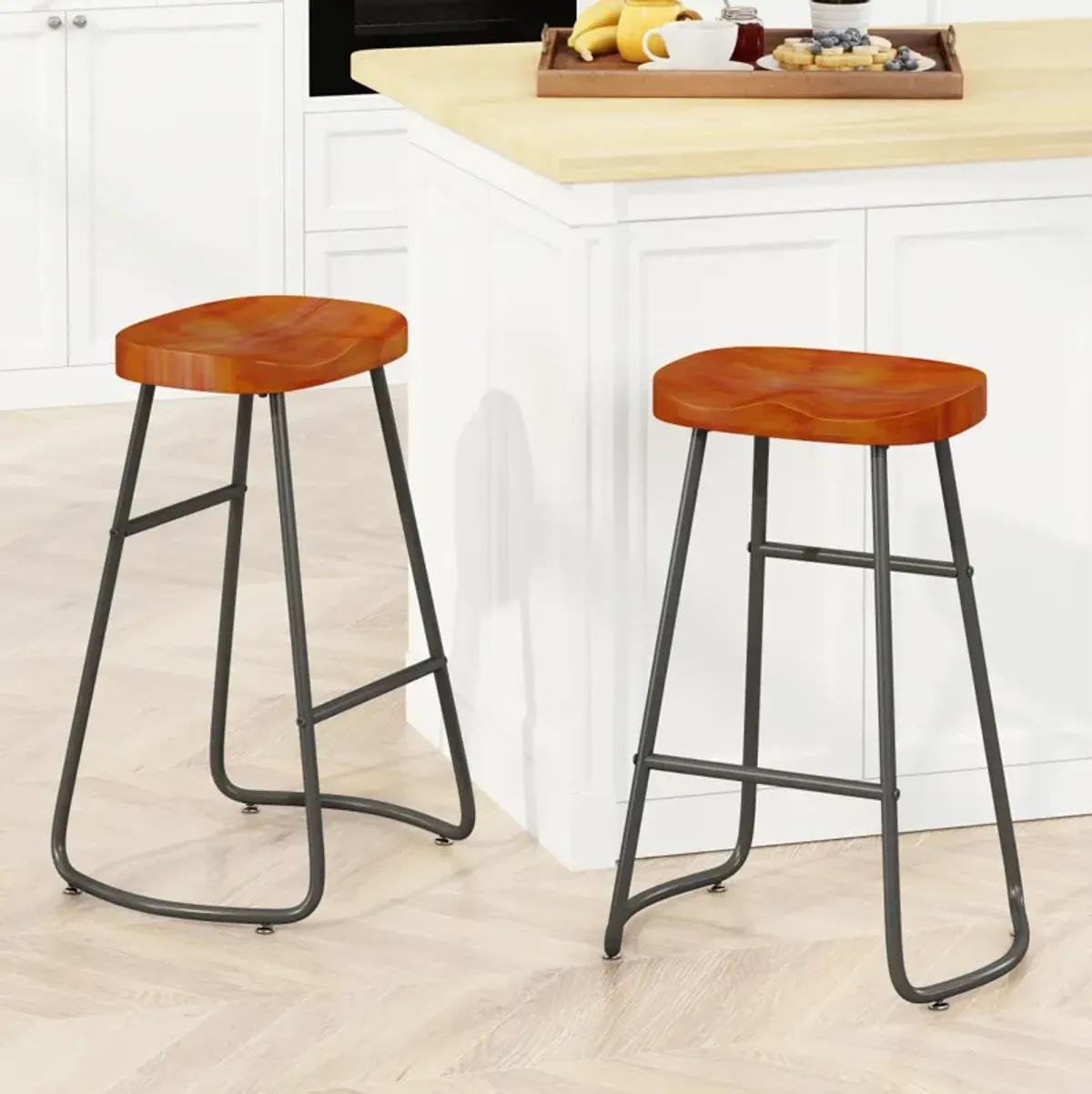 Stylish 29.52" Bar Stool Set for Home and Kitchen