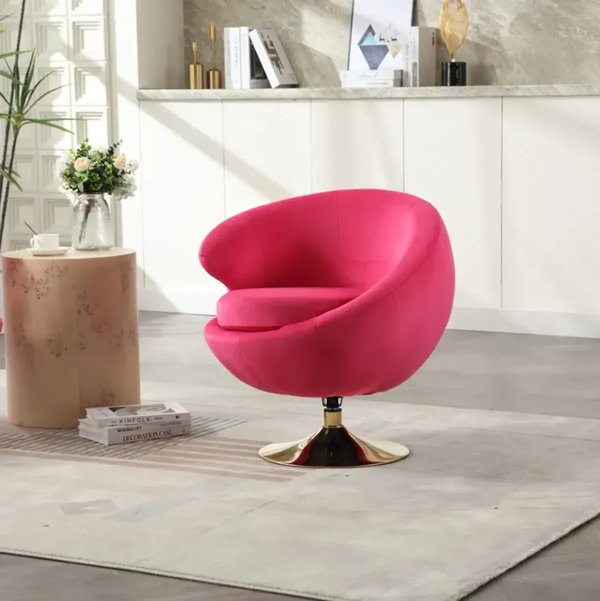 360 Degree Swivel Cuddle Chairs, Round Armchairs for Home & Office