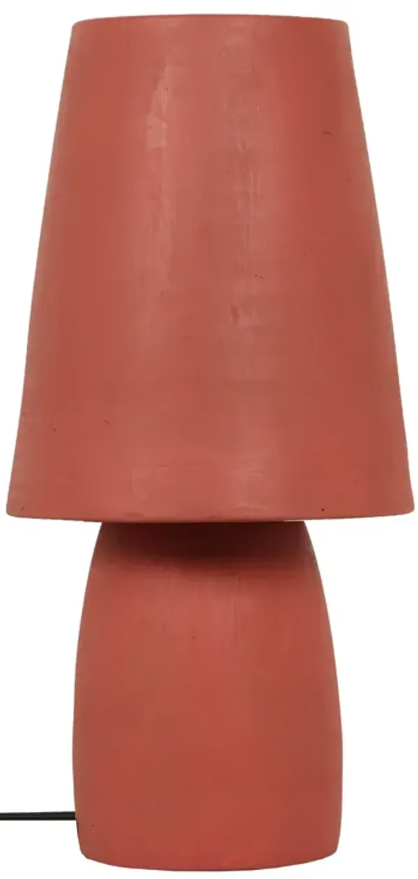 Porcini Blue Terracotta Table Lamp