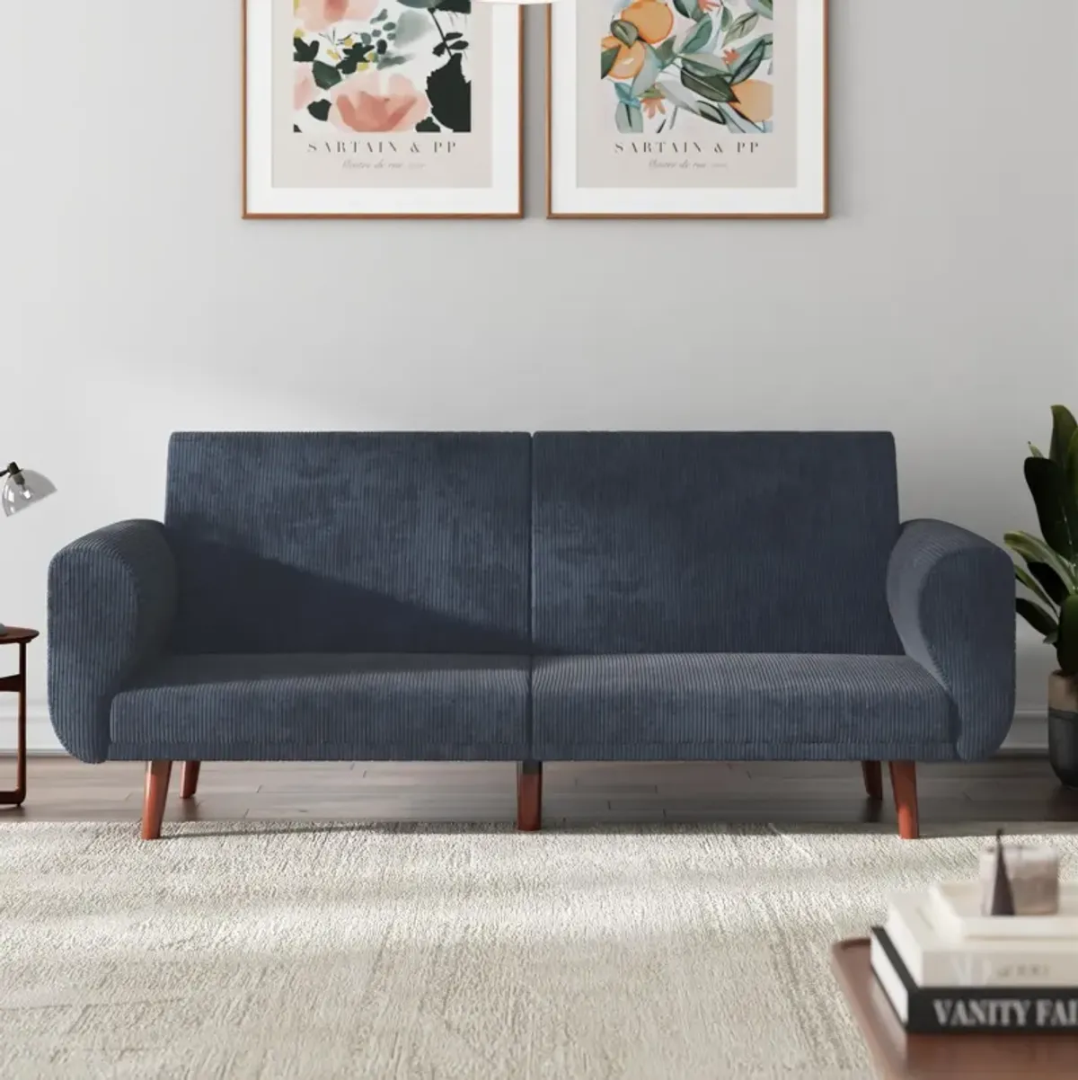 Daylen Mid-Century Futon Sofa Bed