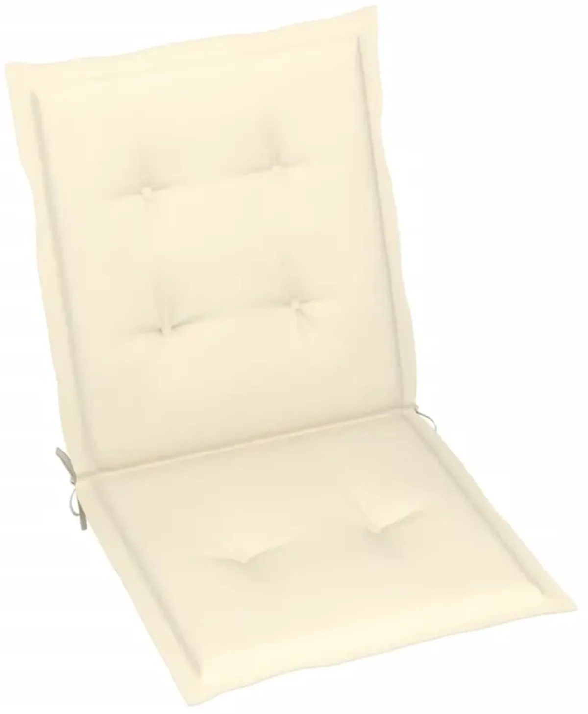 vidaXL Garden Chair Cushions 2 pcs Cream 39.4"x19.7"x1.6"