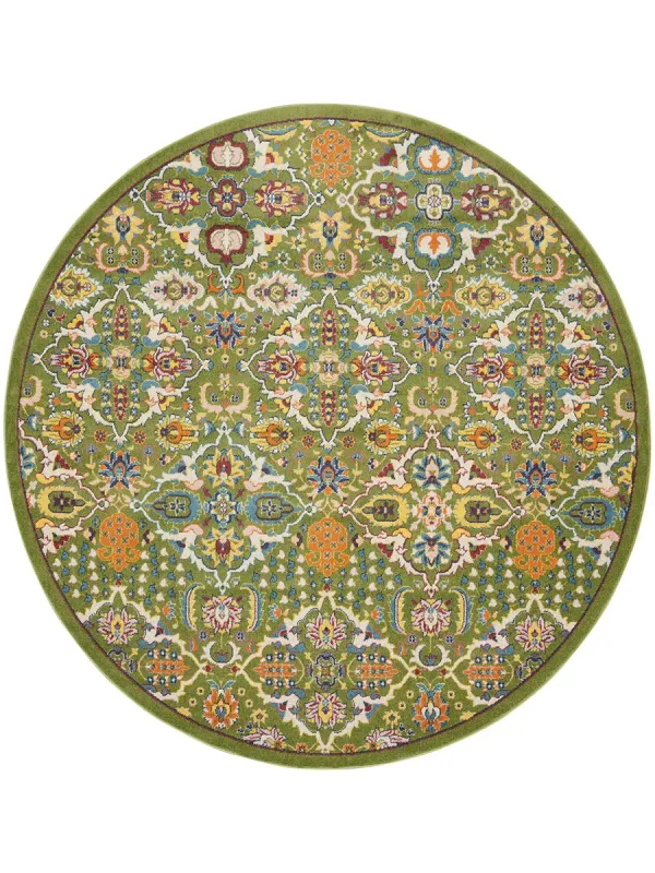 Allur ALR03 Sage/Ivory 7’10” x Round Rug