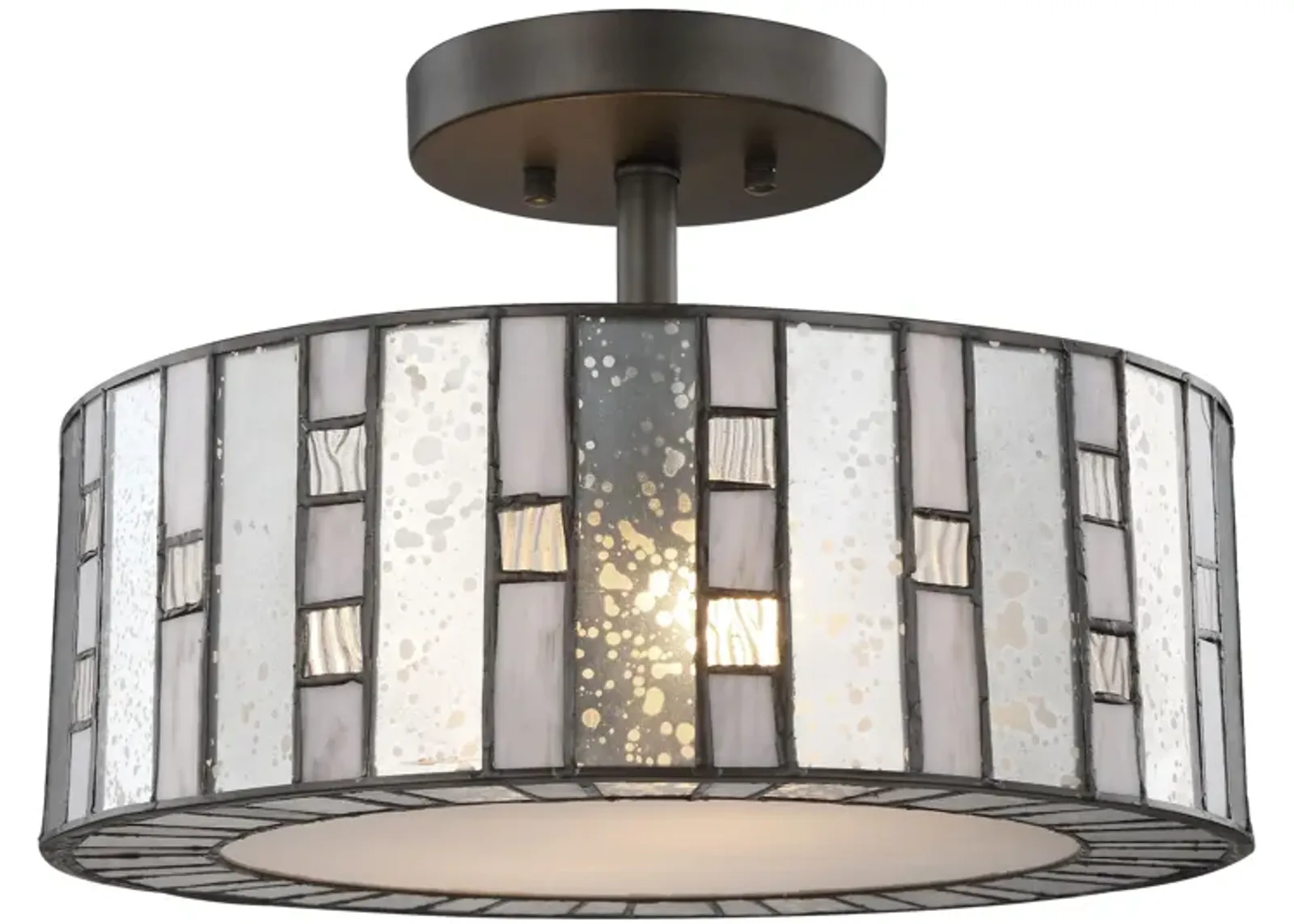 Ethan 14'' Wide 2-Light Semi Flush Mount