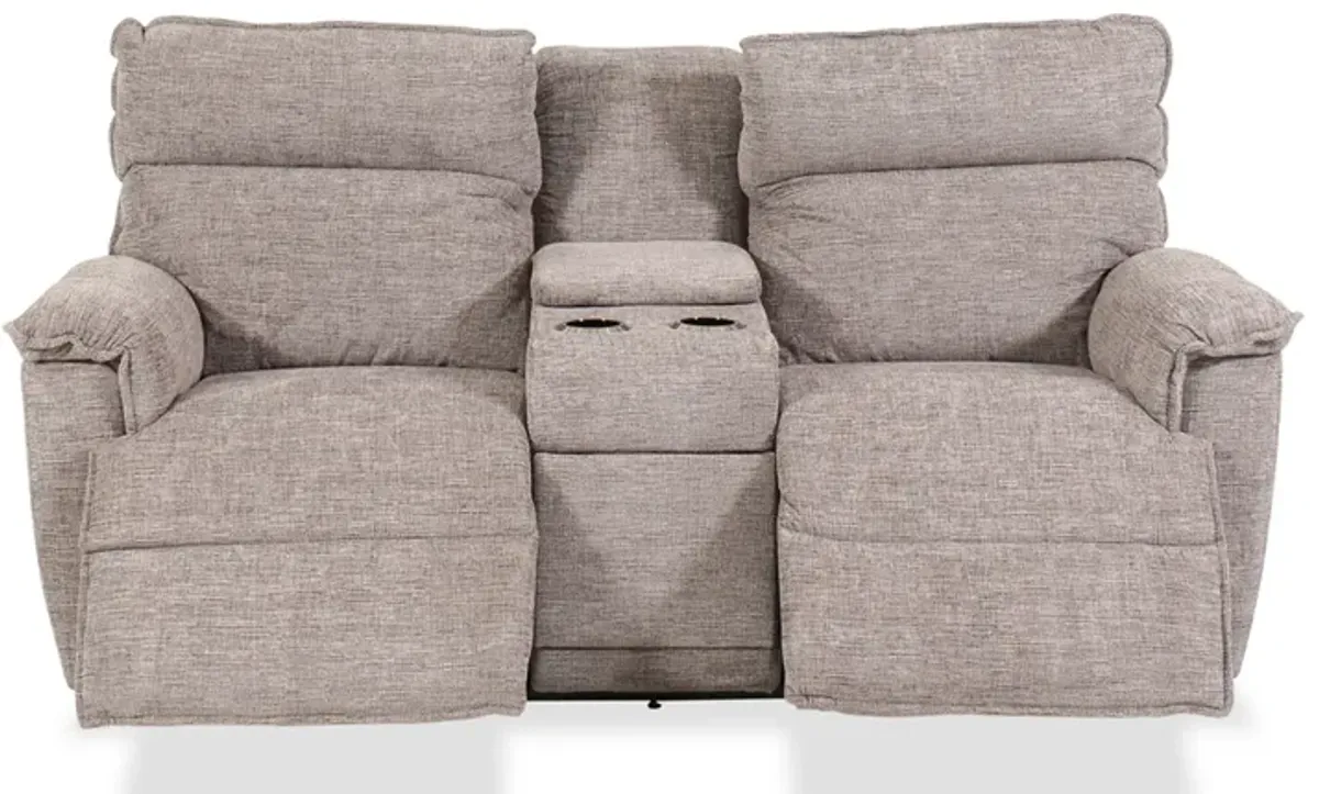 Jay Power Reclining Loveseat with Headrest & Console