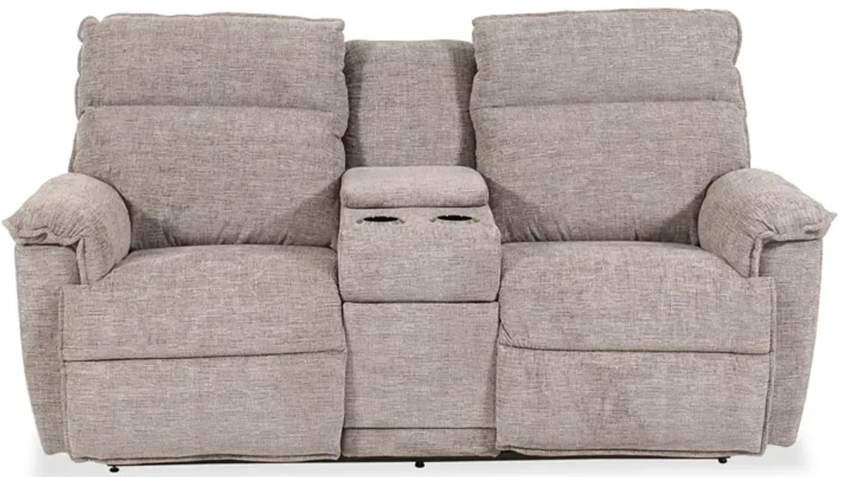 Jay Power Reclining Loveseat with Headrest & Console