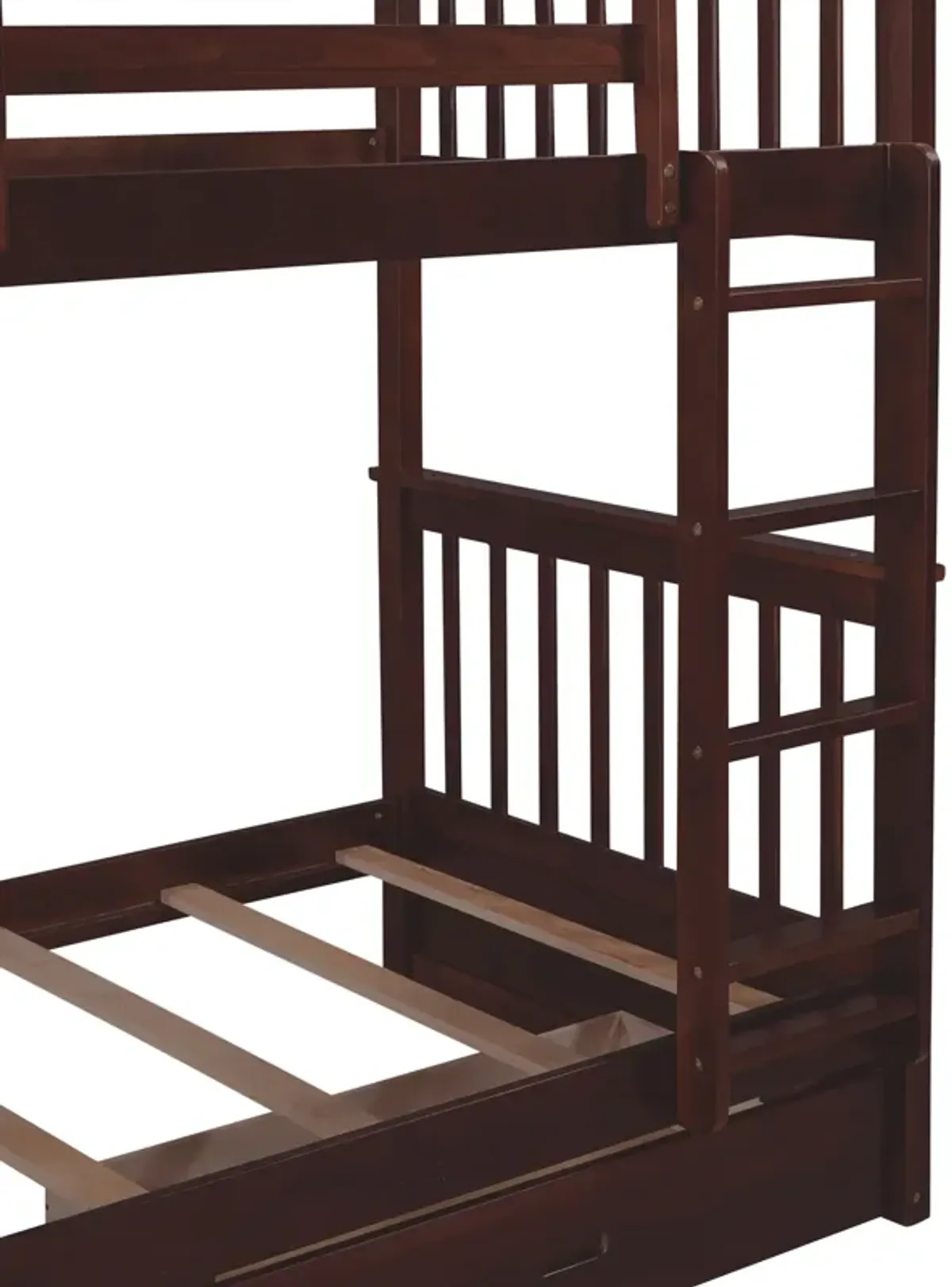 Merax Bunk Bed with Ladders and 2 Storage Drawers