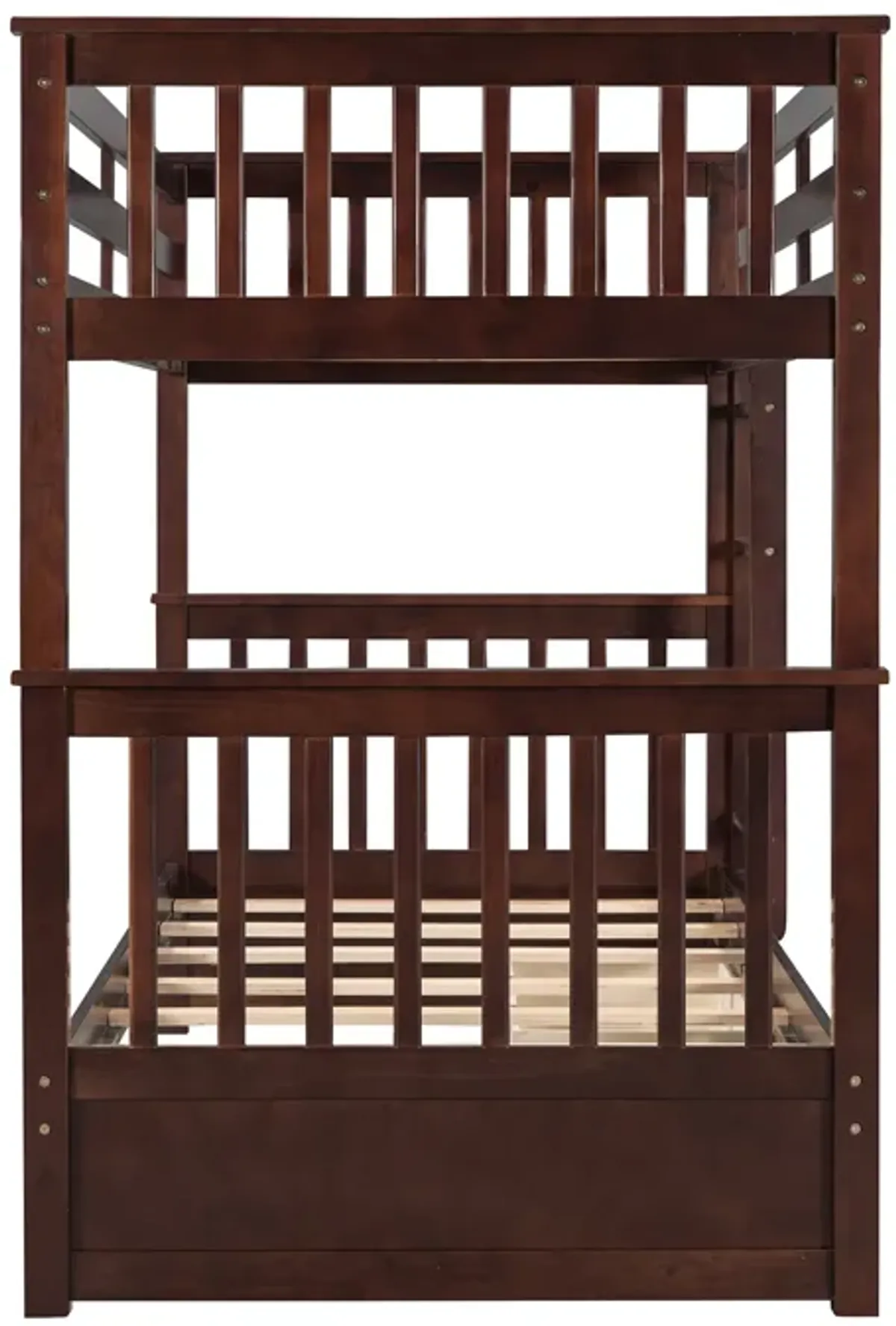Merax Bunk Bed with Ladders and 2 Storage Drawers