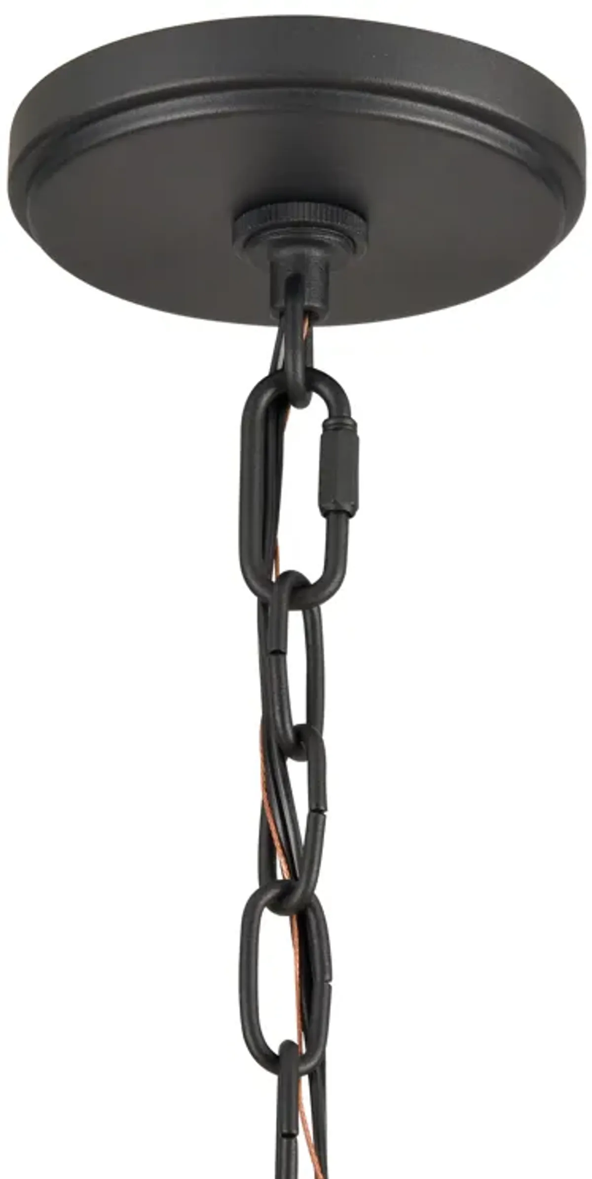 Neville 23'' Wide 5-Light Black Chandelier