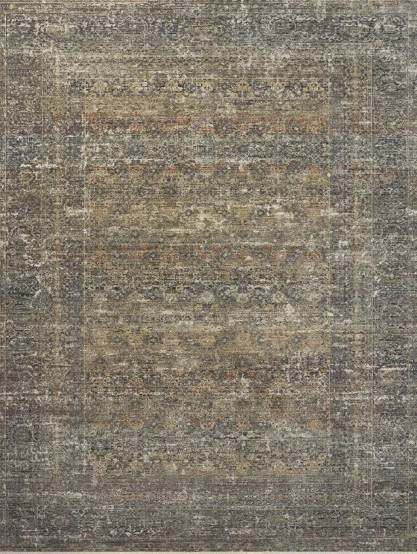 Heritage HER-11 Midnight / Multi 4''0" x 10''0" Rug by Patent Pending