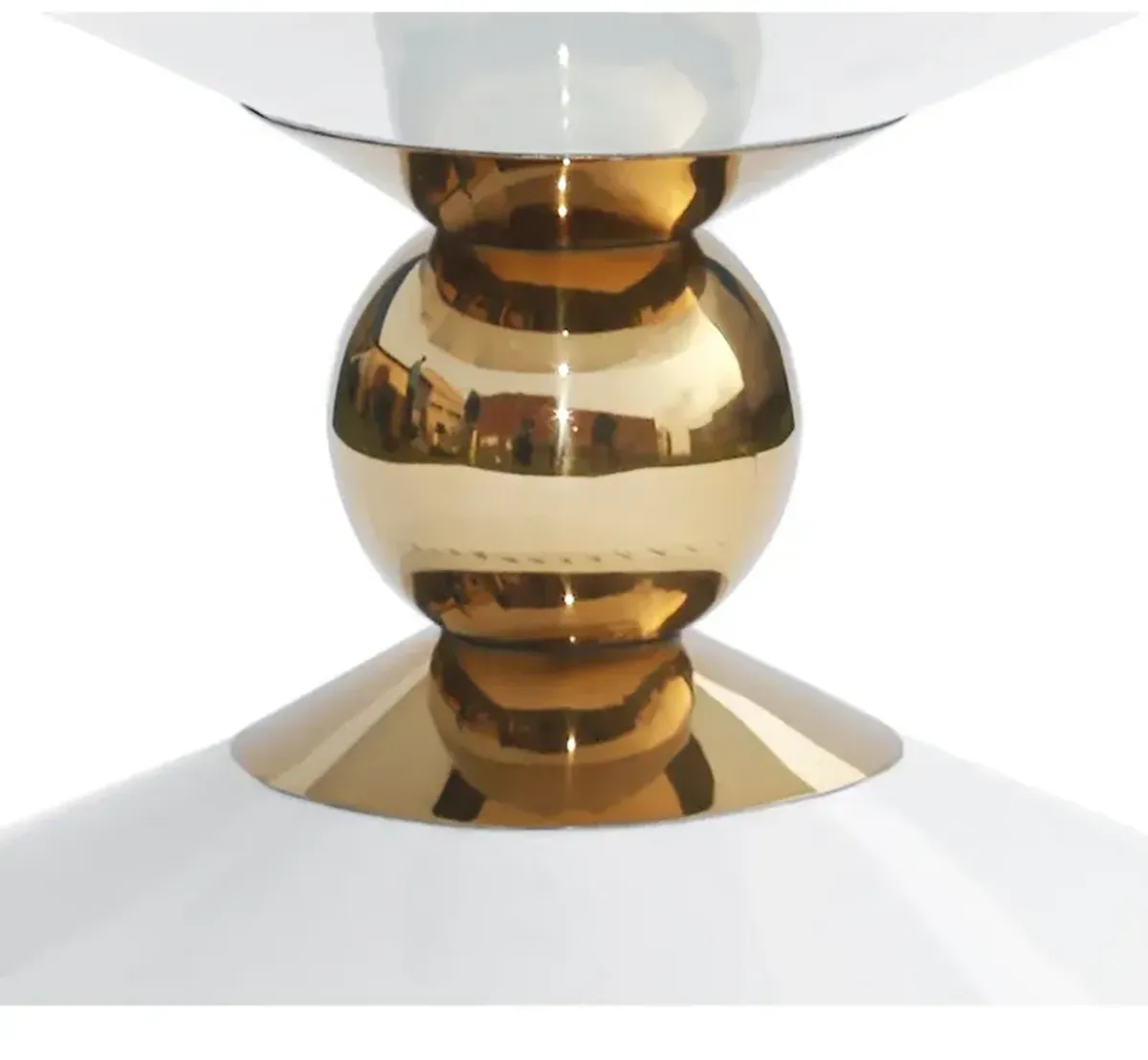 Meridian Furniture Malia White / Gold Coffee Table