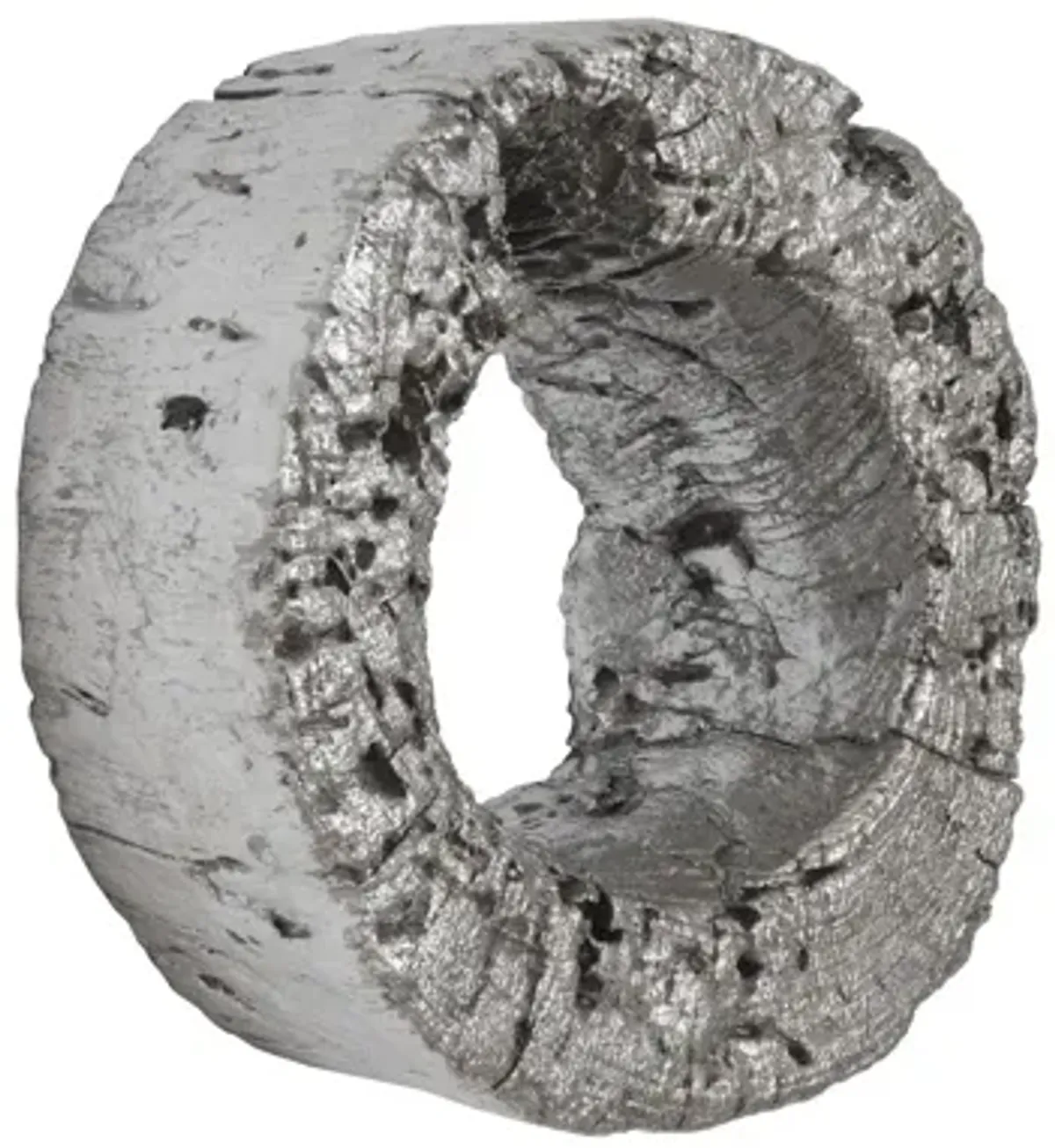 Cast Eroded Wood Circle Wall Tile