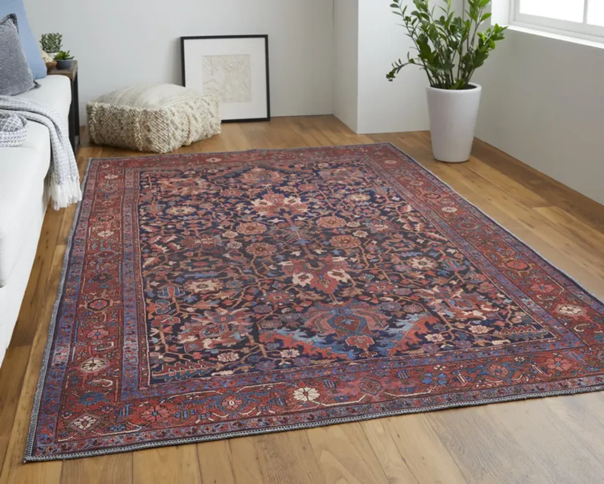 Rawlins 39HIF Red/Orange/Blue 3'11" x 6' Rug