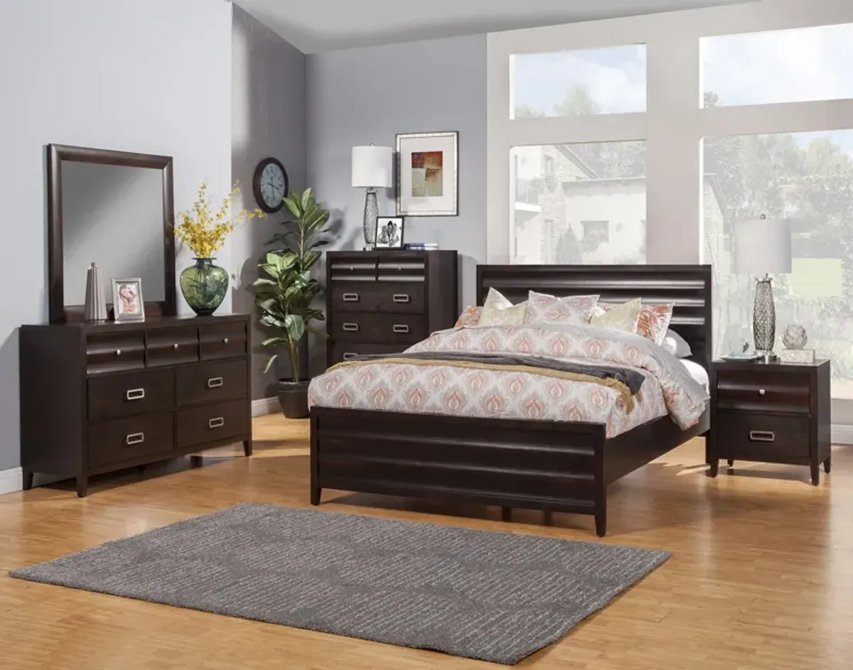 Legacy Standard King Panel Bed, Black Cherry
