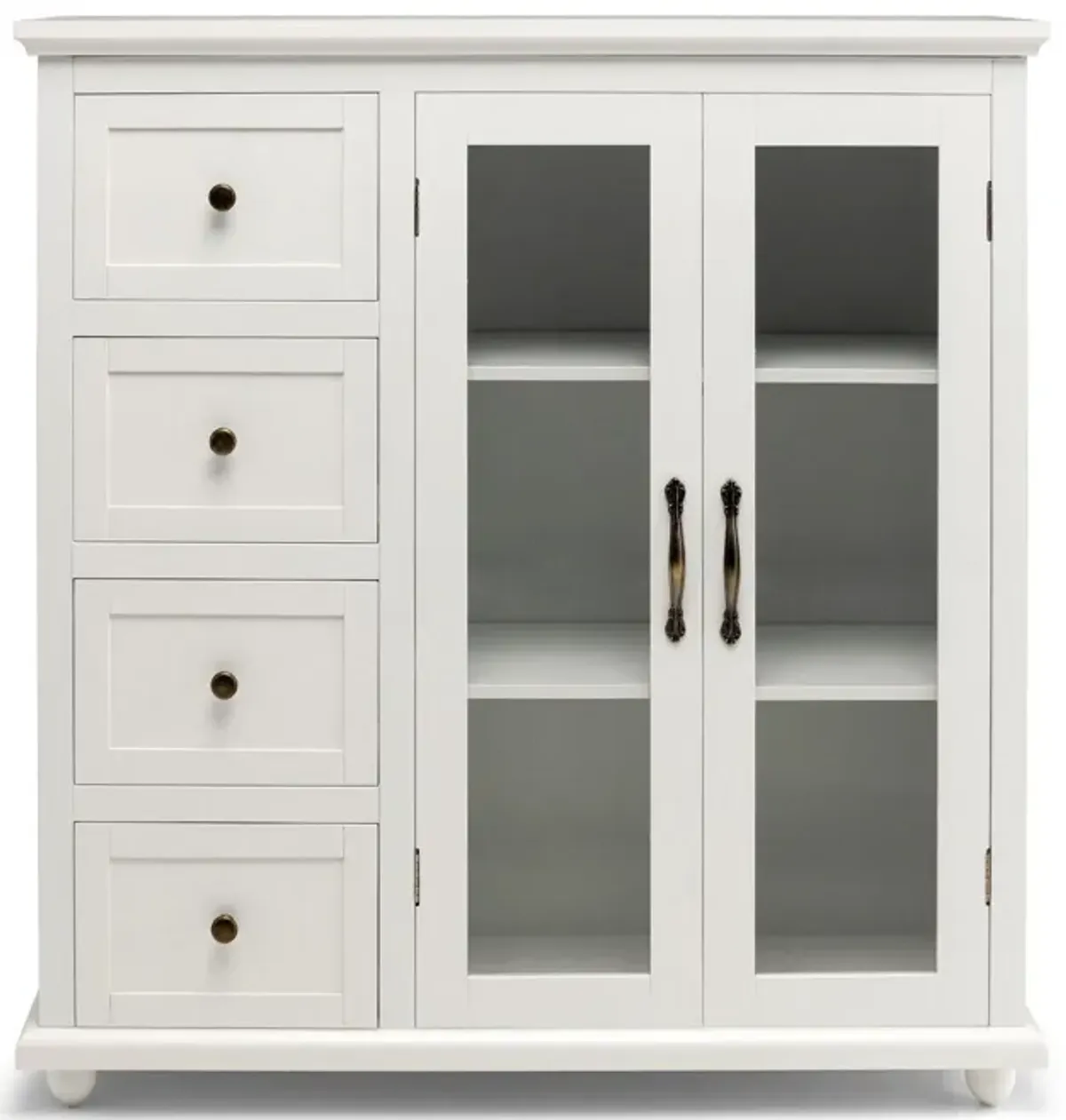 Buffet Sideboard Table Kitchen Storage Cabinet with Drawers and Doors