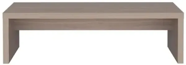 Elim Desk with 1 Shelf, White Oak