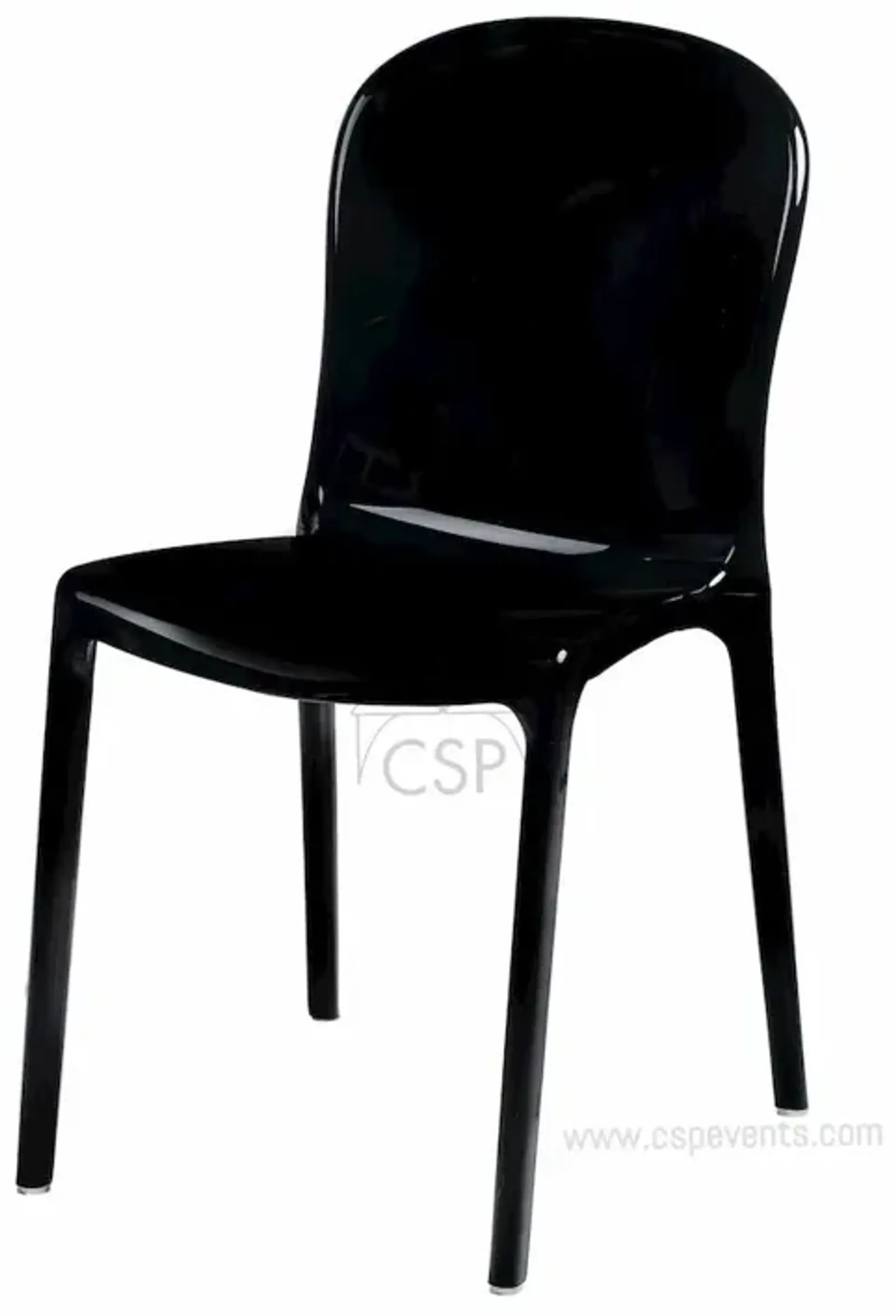 Commerical Seating Products RPC BK Black Genoa Chairs