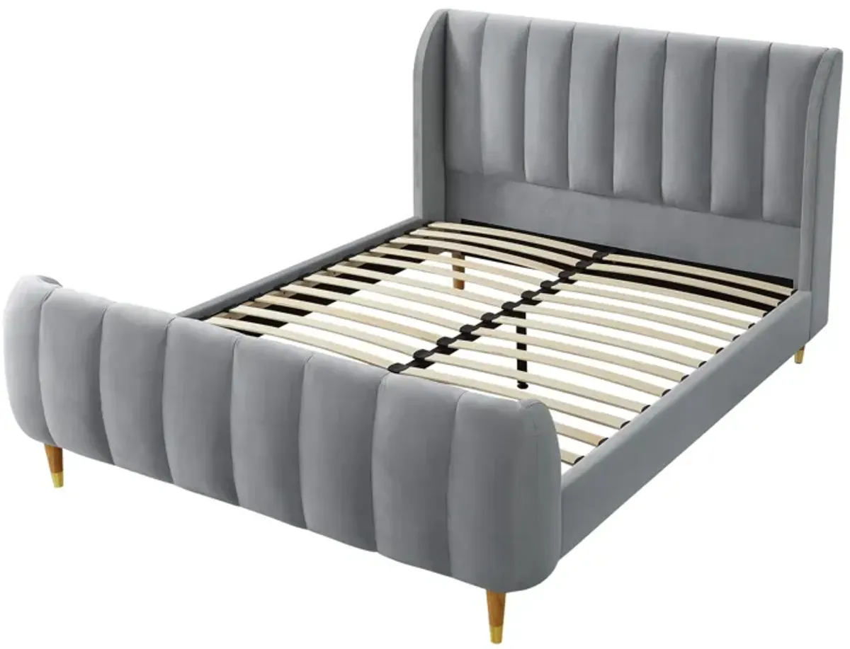 Loft Lyfe Massimo Velvet Platform Bed