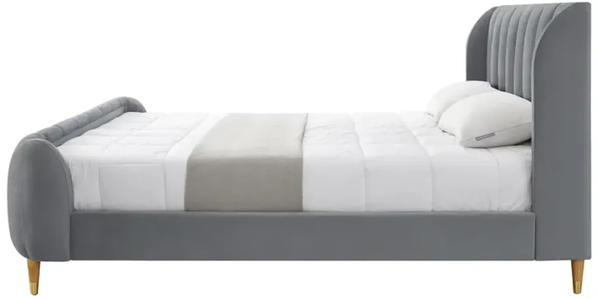 Loft Lyfe Massimo Velvet Platform Bed