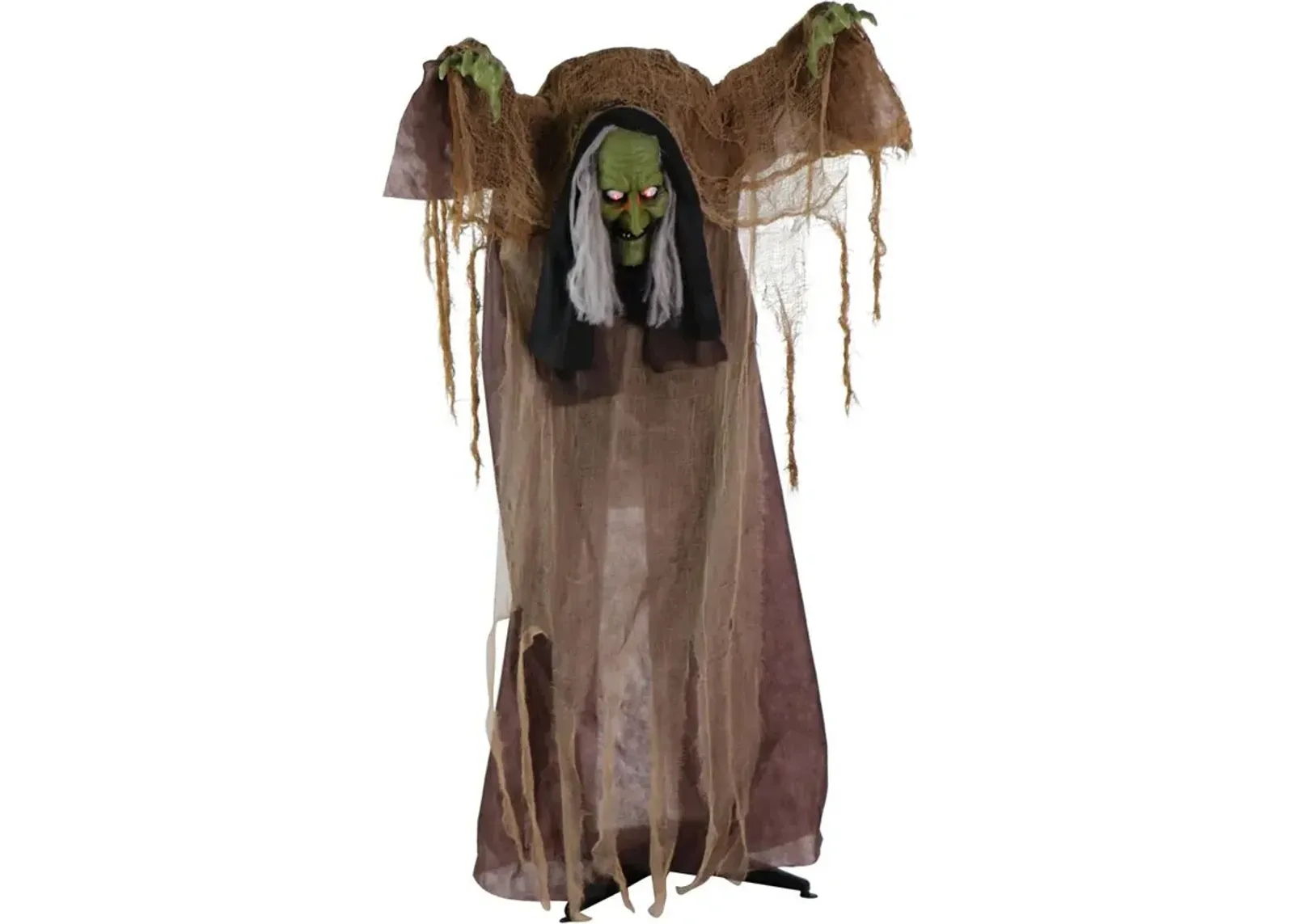 Haunted Hill Farm 57 Animated Hunchback Swamp Witch