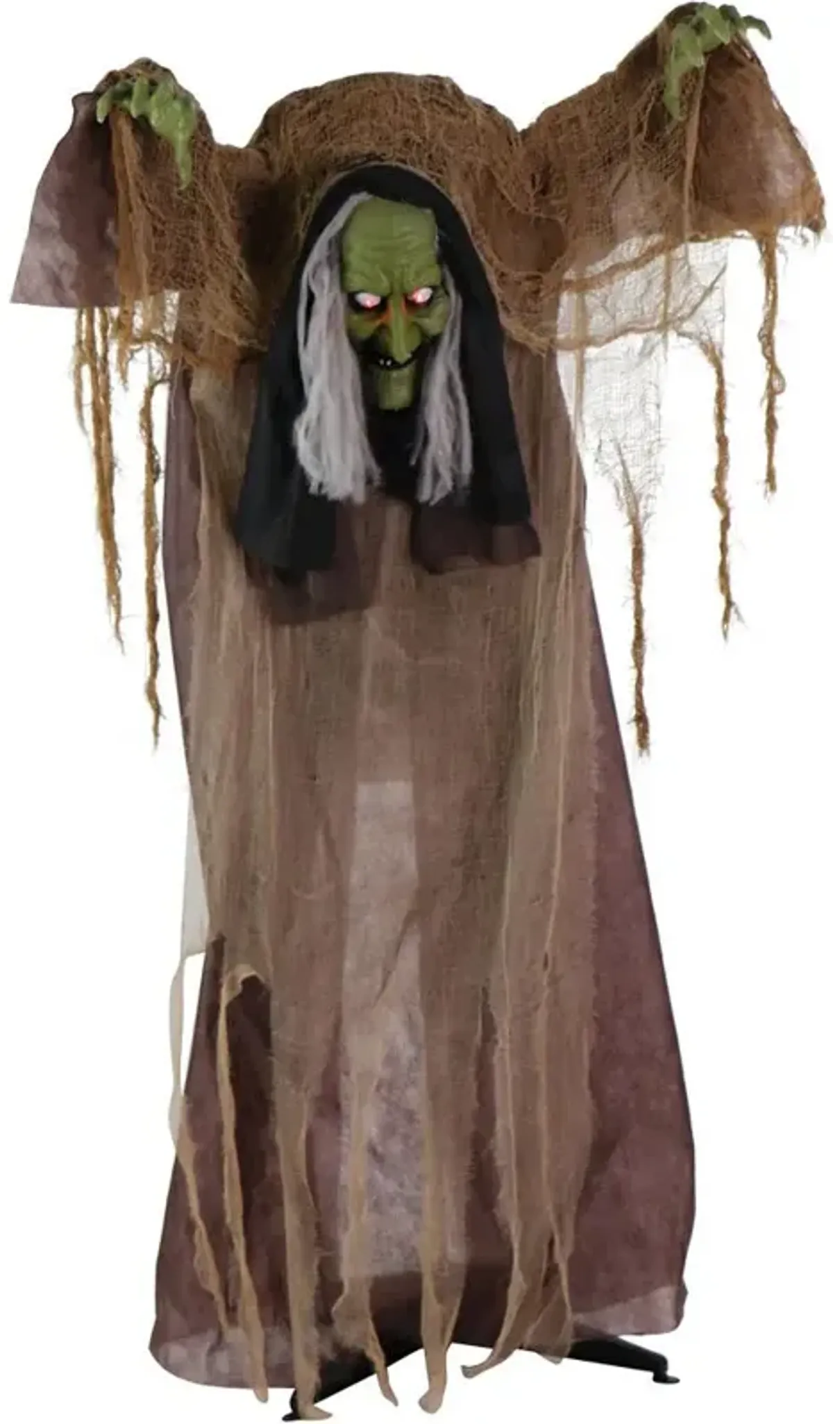 Haunted Hill Farm 57 Animated Hunchback Swamp Witch