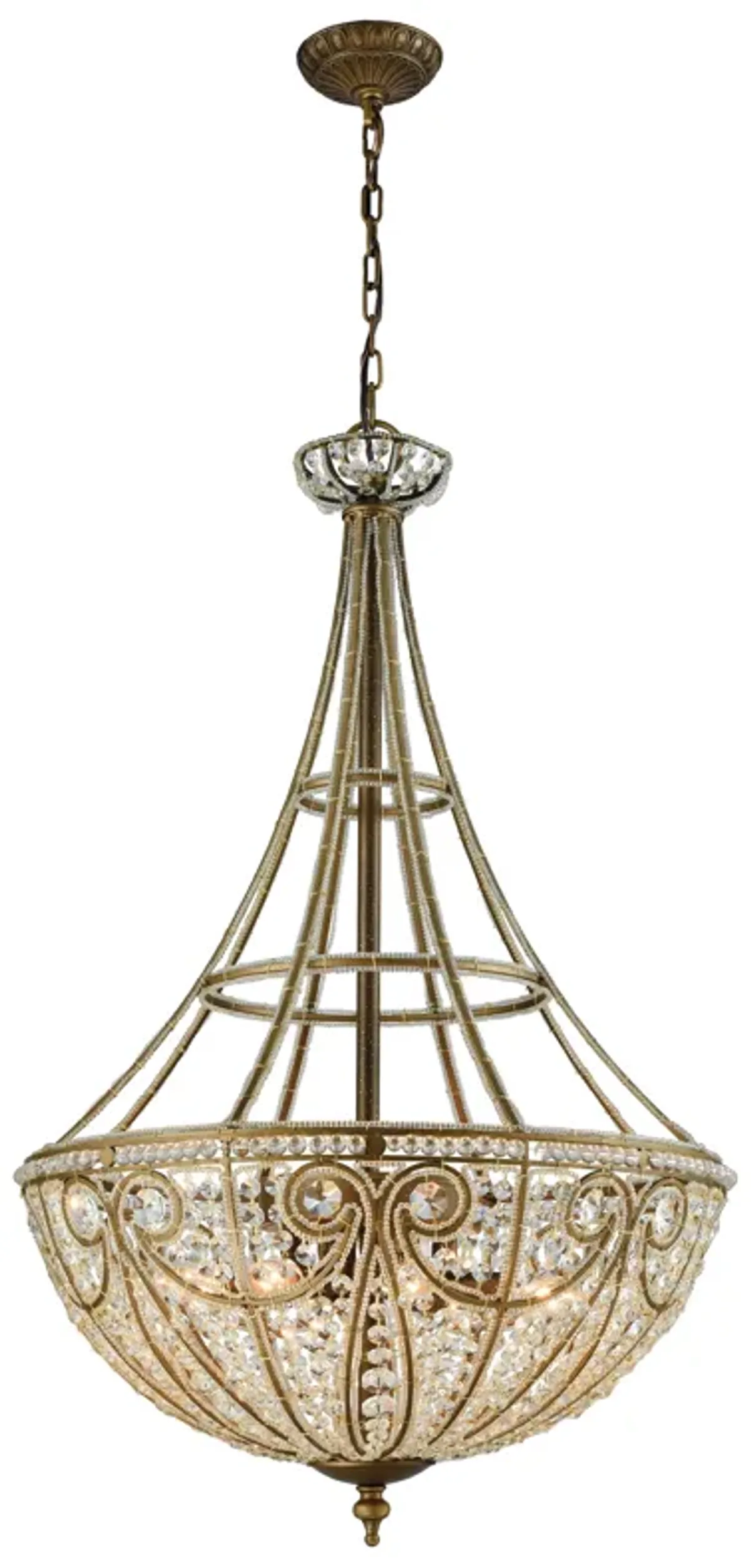 Elizabethan 22'' Wide 8-Light Chandelier