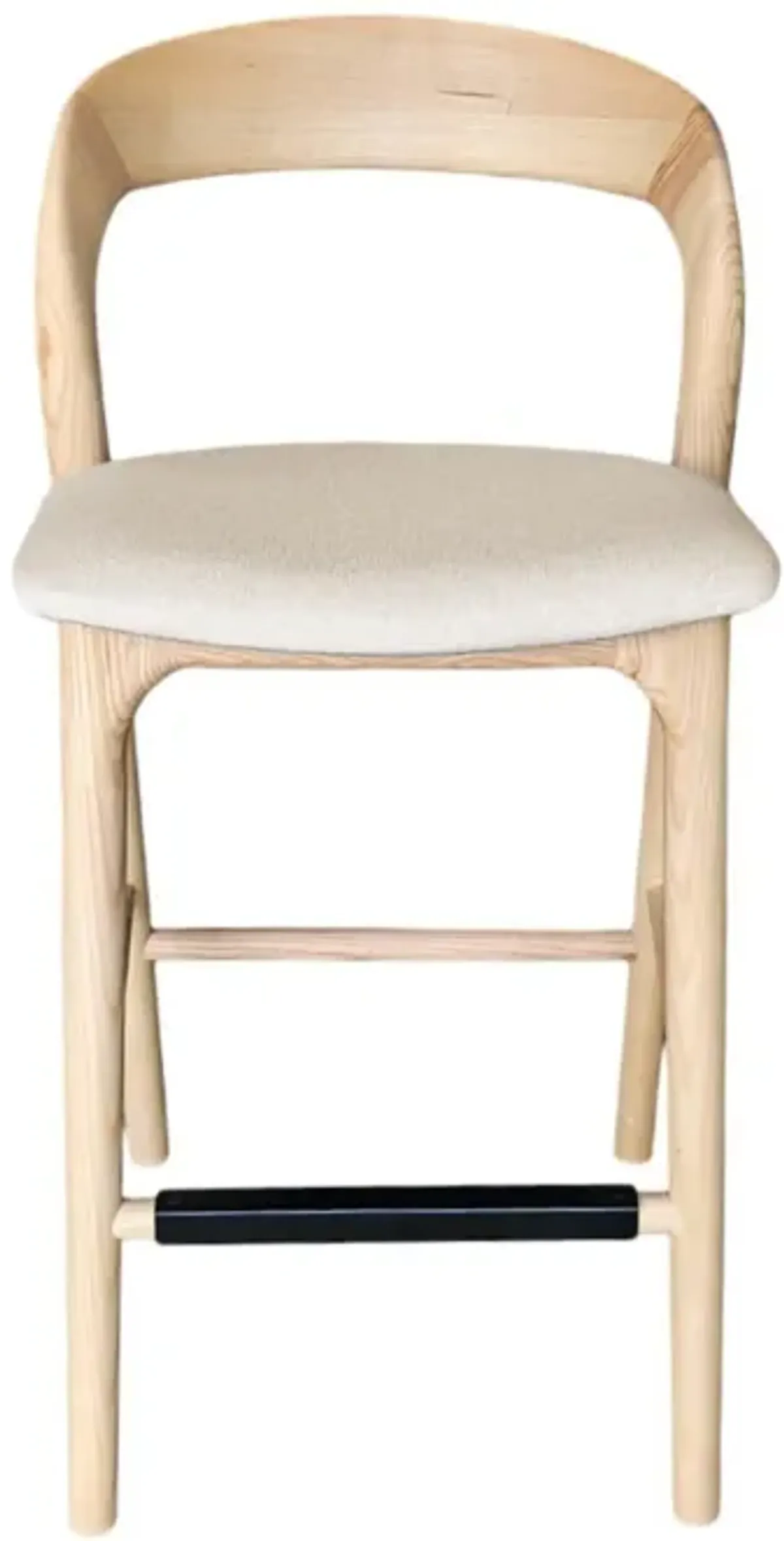 Rotondo Counter Stool - Natural Frame