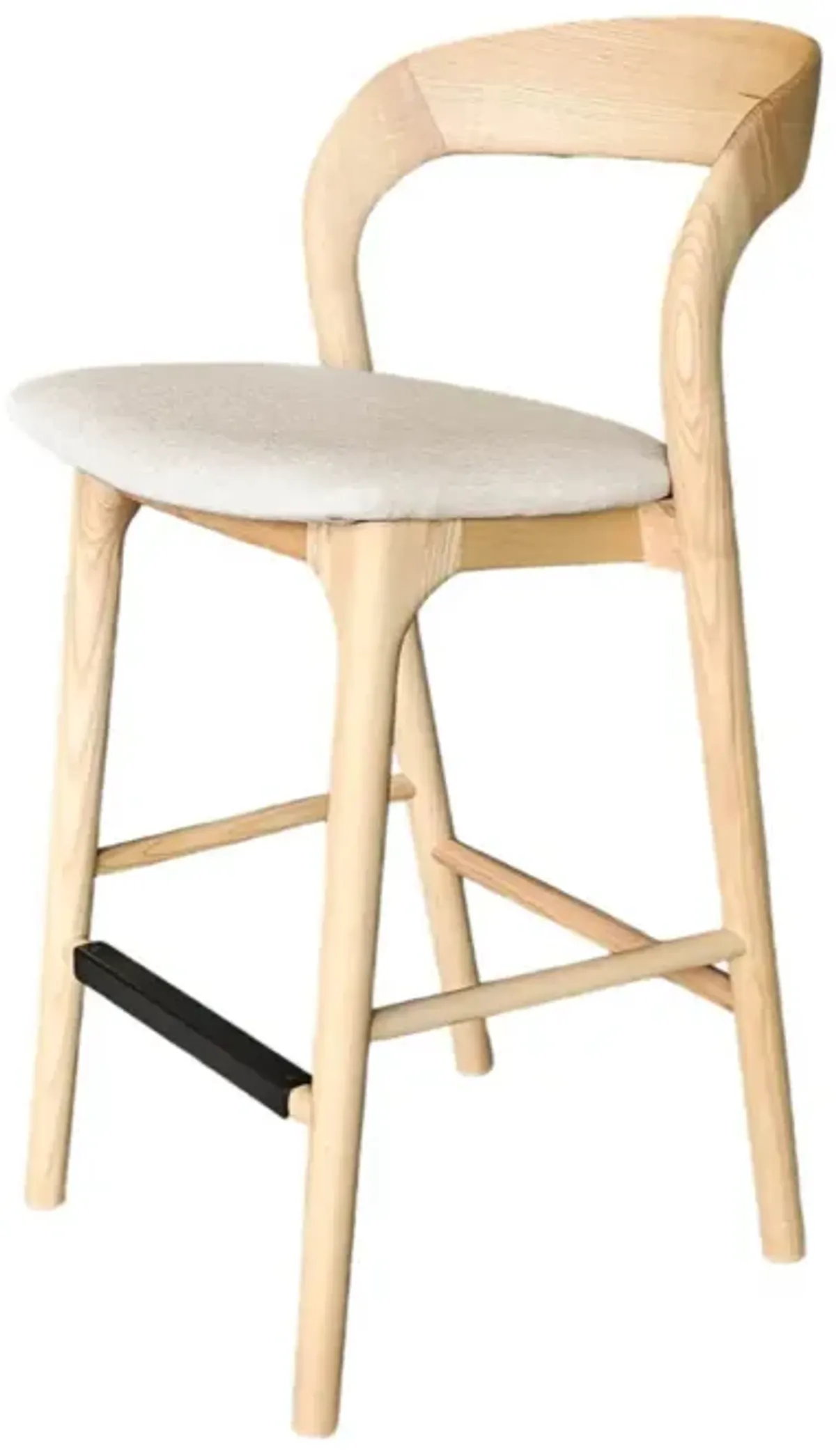 Rotondo Counter Stool - Natural Frame