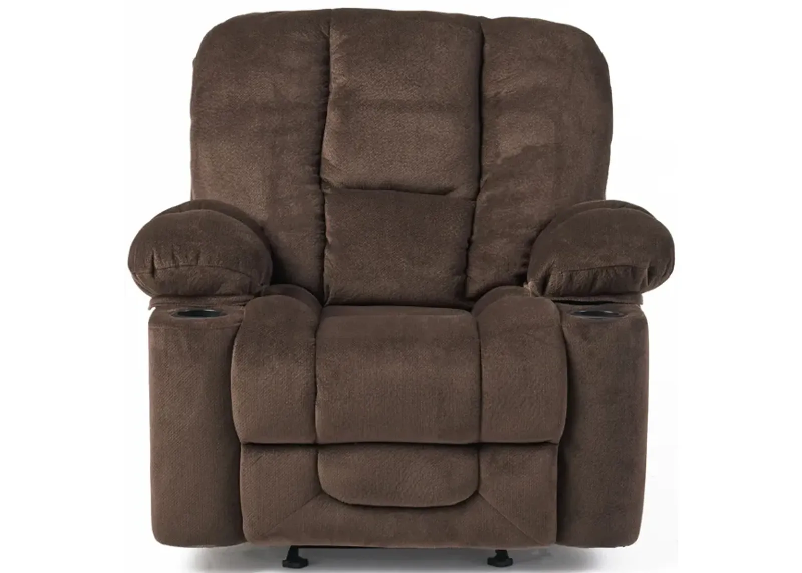 Merax Luxurious Manual Recliner Chair with Cup Holders