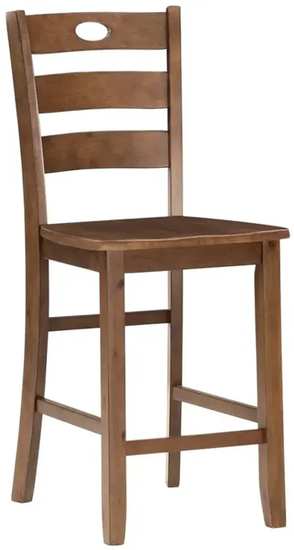 New Classic Furniture Salem Counter Ht Chair (2 Per Carton) - Tobacco