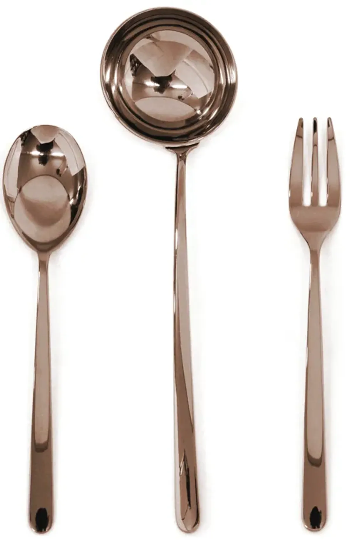 Linea 3 Piece Bronze Serving Set