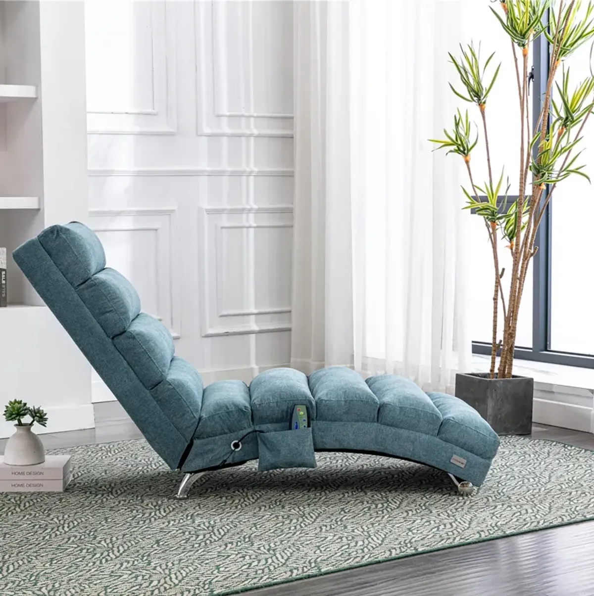 Merax  Linen Massage Chaise Lounge