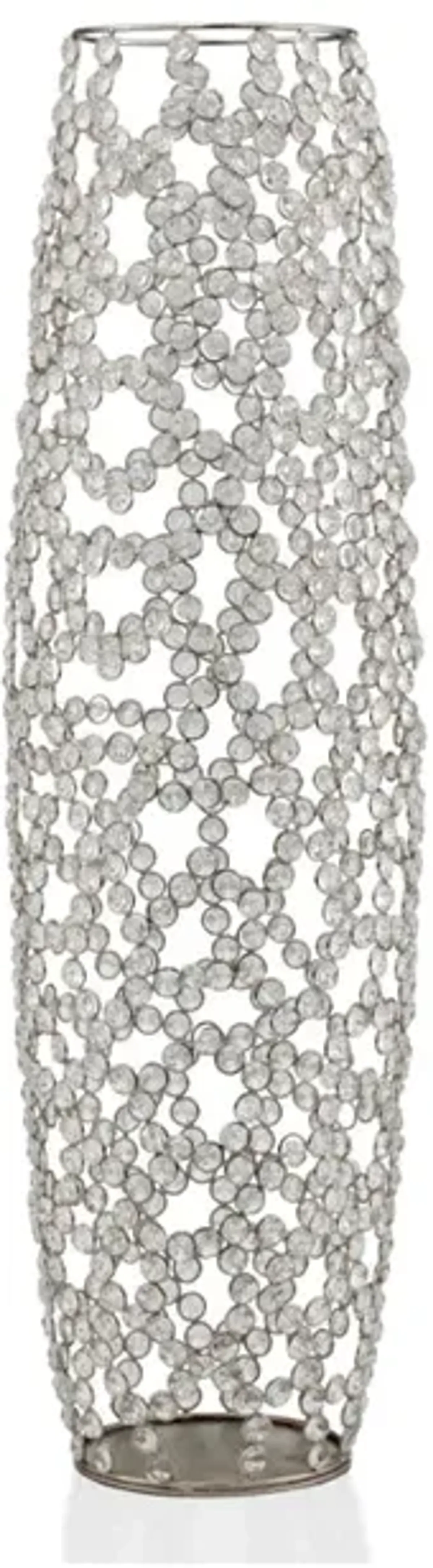 Hivvago 31.5"  Bling Faux Crystal Abstract Twigs Barrel Floor Vase